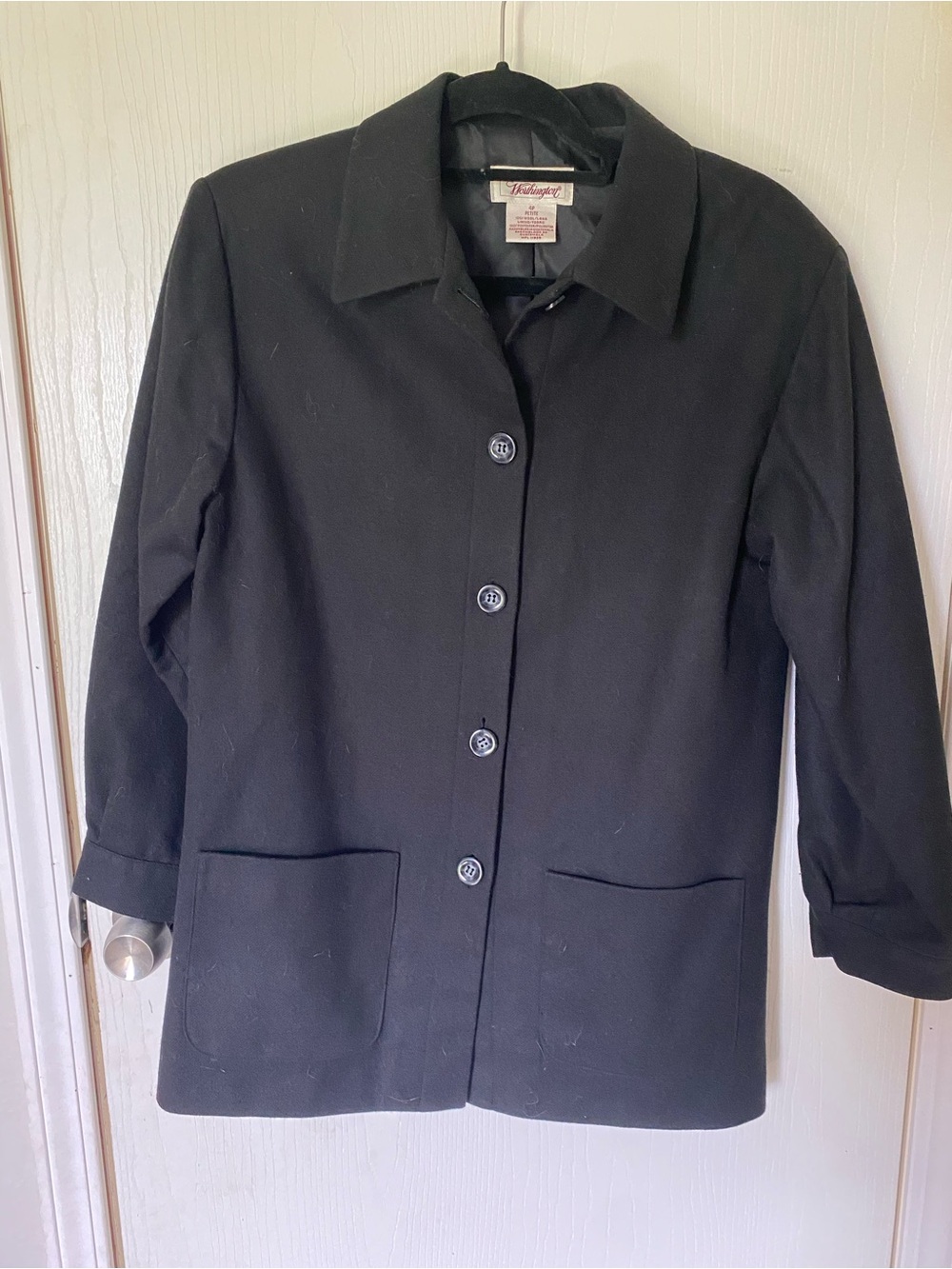 Black  Worthington button-up jacket